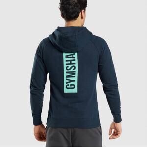 Gymshark Bold Moves Men's Navy Blue Sweatshirt Size Medium
